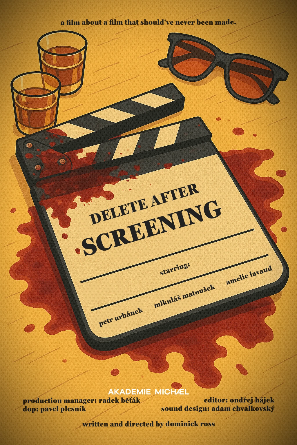 DELETE AFTER SCREENING — poster