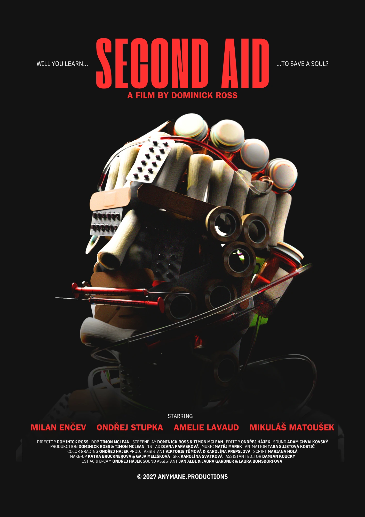 SECOND AID — poster